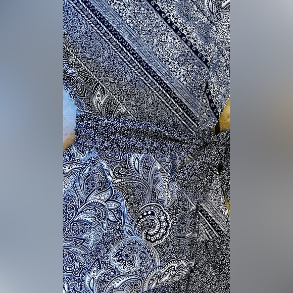 Michael Kors navy and white double print dress - Picture 4 of 6